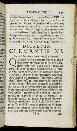 Decretum Clementis XI.