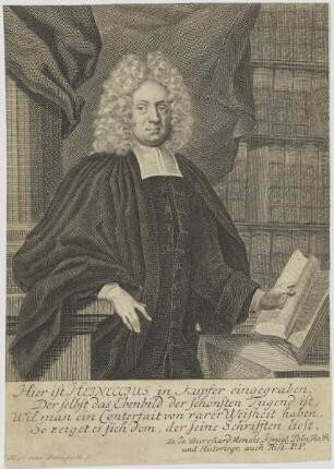 Bildnis des Heineccius
