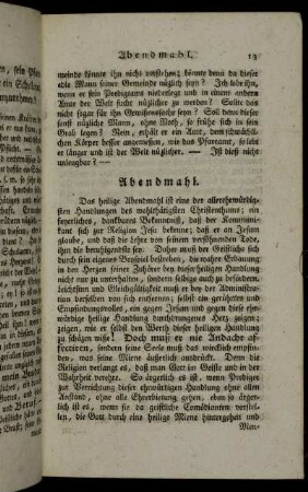 Abendmahl.