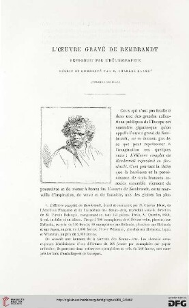 2. Pér. 22.1880: L' œuvre gravé de Rembrandt : reproduit par l'héliographie: décrit et commenté par M. Chrles Blanc
