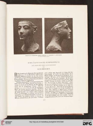 Eine ägyptische Königsbüste aus dem zweiten Jahrtausend