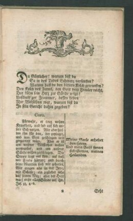 Das Leiden und Sterben unsers Heilandes Jesu Christi