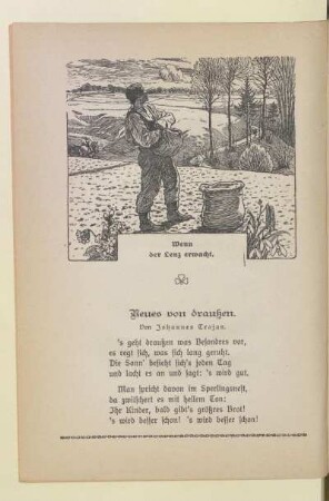Wenn der Lenz erwacht.
