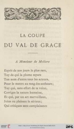 La Coupe du Val de Grace