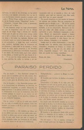 Paraíso perdido