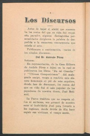 Los Discursos