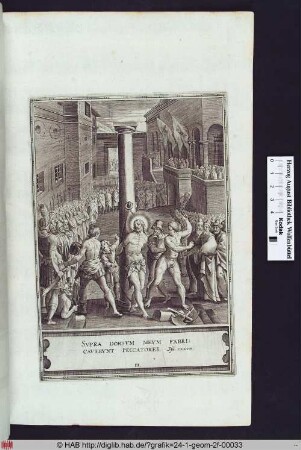 Die sieben Blutvergießungen Christi: Geißelung.