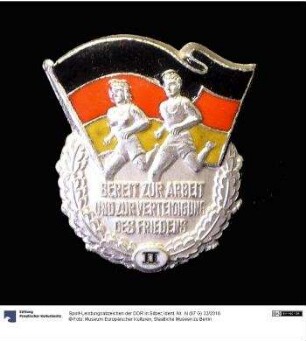 Sport-Leistungsabzeichen der DDR in Silber