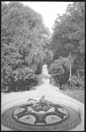 Riesa. Eingang zum Stadtpark