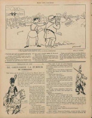 Écho des courses; Le grenadier la fureur en Poméranie