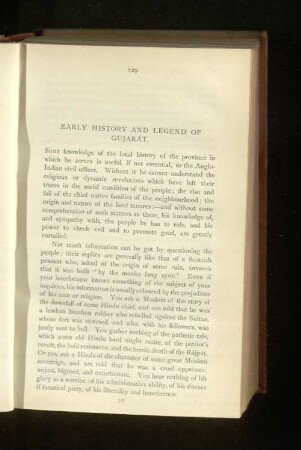 Early History and Legend of Gujarat.