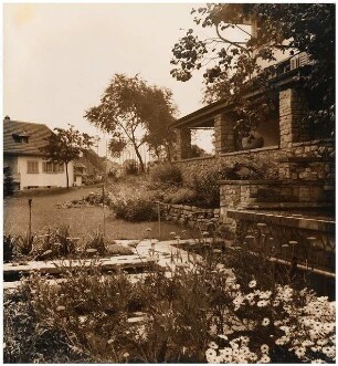 Garten Suidter, Luzern: Wasserbecken