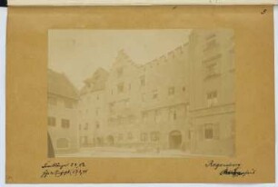 Runtingerhaus, Regensburg: Ansicht (aus: Skizzen- und Fotoalbum 15)