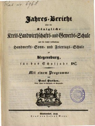 Bestimmung der größten und kleinsten Werthe ganzer algebraischer rationaler Funktionen mit einer Veränderlichen auf elementarem Wege