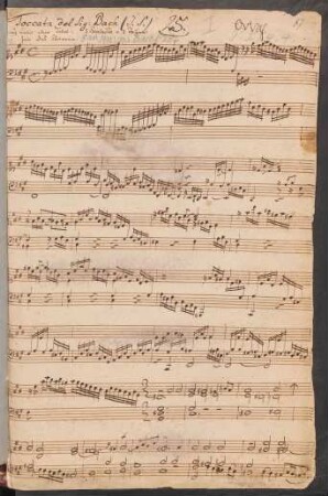 Tokkaten; cemb; fis-Moll; BWV 910