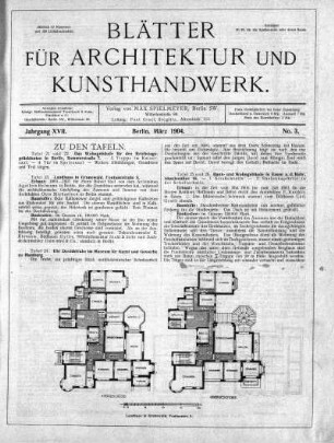 No. 3, März 1904