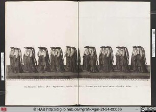 [Trauerzug: "Die Geheimte, Justiz-Ober-Appellations-Gerichts-Geheimte--Cammer und Hoff-auch Cammer-Gerichts-Rähte""]