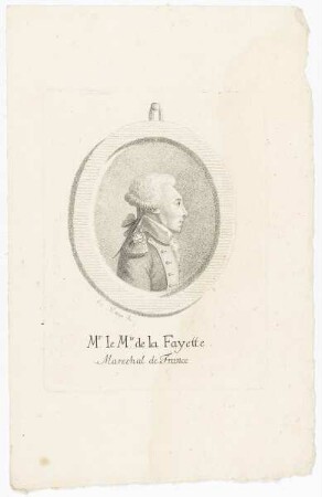 Bildnis des M. de la Fayette