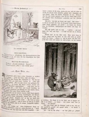 "Beim Zahnarzt" "Der Bär"