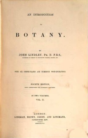 An introduction to botany. 2