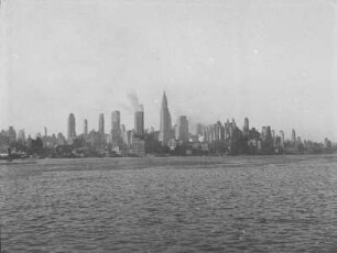 Skyline New York : Die Skyline von New York City.