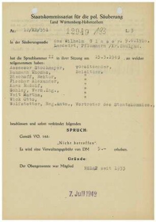 Glaser, Wilhelm