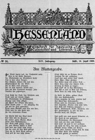 No. 16, 16. August 1900