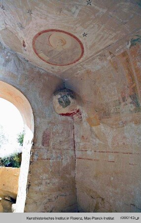 Ausmalung mit Thronendem Christus und Heiligen Kriegern