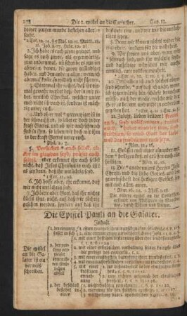 Die Epistel Pauli an die Galater.