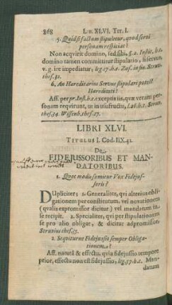 Libri XLVI. - XLVII.