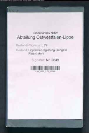 Amtsanwaltschaft Hohenhausen, Band 2
