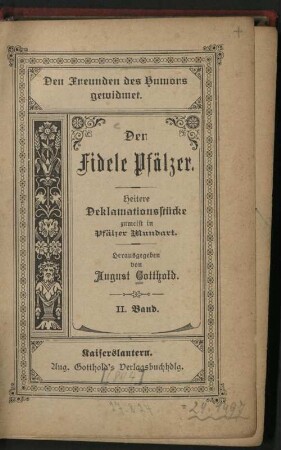2: Der fidele Pfälzer