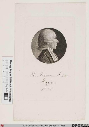 Bildnis Johann Adam Mayer