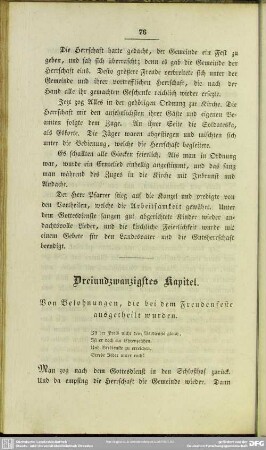 Dreiundzwanzigstes Kapitel. Von Belohnungen, die bei dem Freudenfeste ausgetheilt wurden