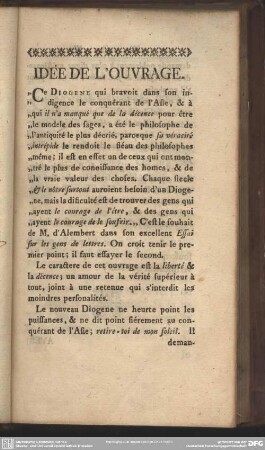 Idée De L´Ouvrage