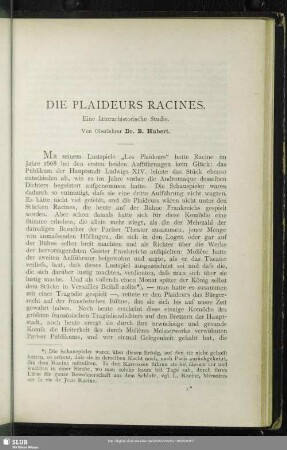 Die @Plaideurs Racines