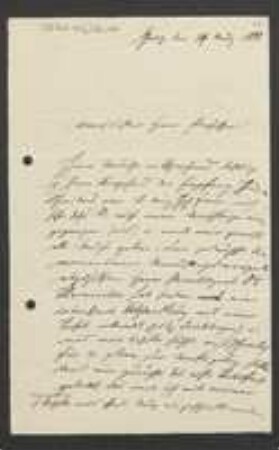 Brief von Gottlieb Haberlandt an Jakob Singer