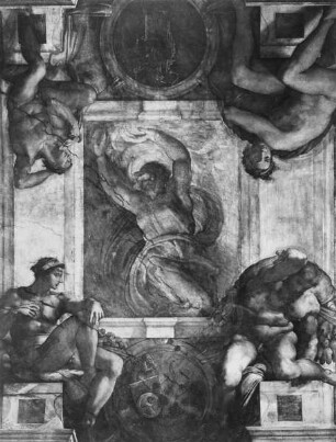 Sixtinische Decke — Szenen des Alten Testaments — Gott scheidet Licht und Finsternis