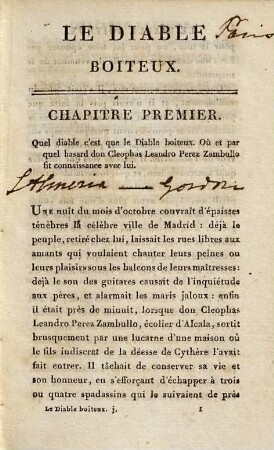 Le diable boiteux : augmenté des béquilles du diable boiteux, 1
