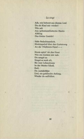 Lu singt