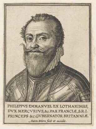 Bildnis des Philippvs Emmanvel ex Lotharingis