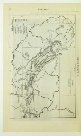 2. Karte der Sudeten