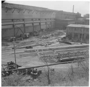 Bahnübergang Sozialgebäude - Stahlwerk