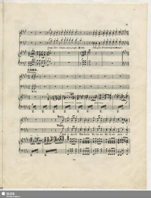 Coro: Frohlocket mit Händen