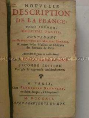 Staatshandbuch für Frankreich, Bd. 2,2