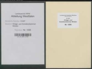 Abzugsgelder der nach Bremen, Hamburg, Lübeck und Oldenburg ziehenden Untertanen