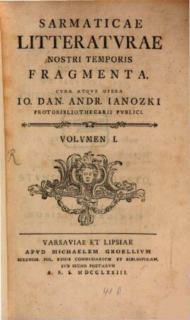 Sarmaticae Litteraturae fragmenta