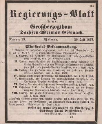 Nr. 25 : 20. Juli 1853