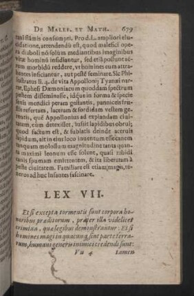 Lex VII.