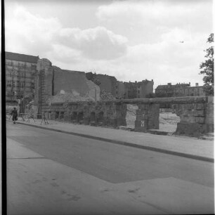 Negativ: Gelände, Martin-Luther-Straße 21, 1952